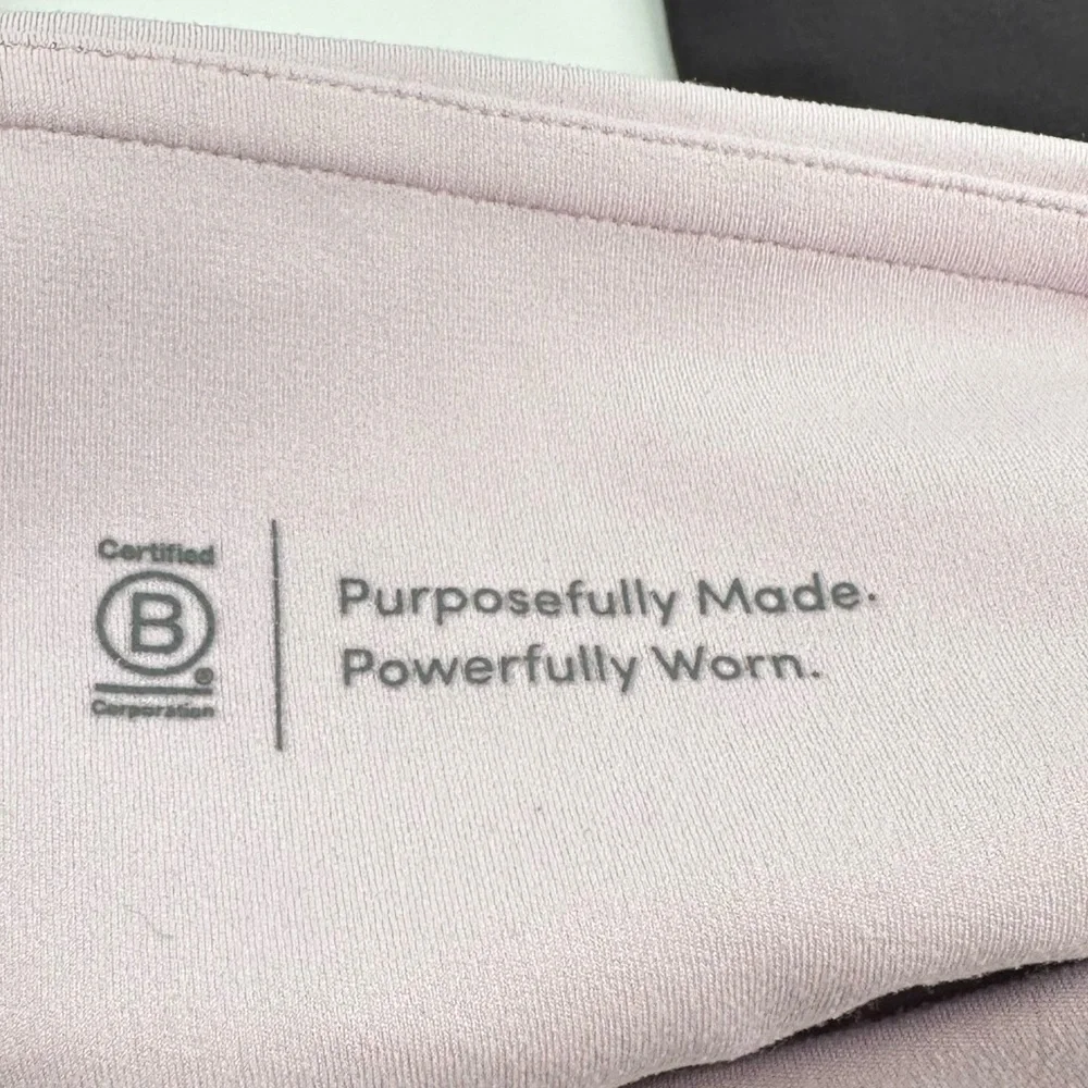 ATHLETA Women’s Pink/Gray Yoga Fitness Compression Leggings Size Small